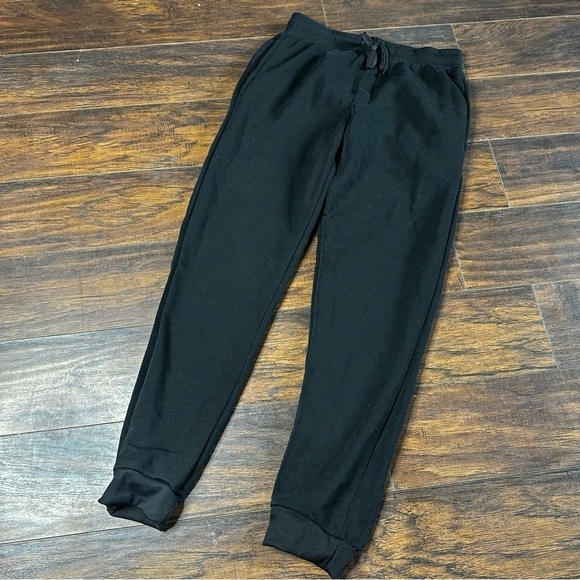 Real Essentials Black Jogger Sweatpants - Picture 1 of 4